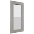 Fabuwood Fusion Nickel DS GDW1530 Wall Glass Door, Front View
