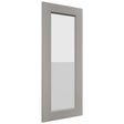 Fabuwood Fusion Nickel DS GDW1536 Wall Glass Door, Front View