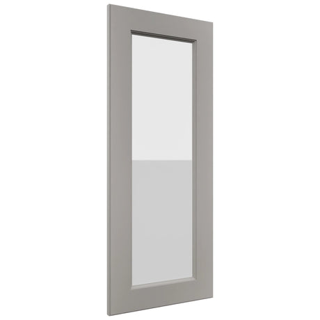 Fabuwood Fusion Nickel DS GDW1536 Wall Glass Door, Front View