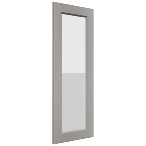 Fabuwood Fusion Nickel DS GDW1542 Wall Glass Door, Front View