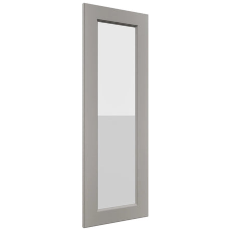 Fabuwood Fusion Nickel DS GDW1542 Wall Glass Door, Front View