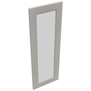 Fabuwood Fusion Nickel DS GDW1542 Wall Glass Door, Top View