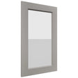 Fabuwood Fusion Nickel DS GDW1830 Wall Glass Door, Front View