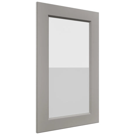 Fabuwood Fusion Nickel DS GDW1830 Wall Glass Door, Front View