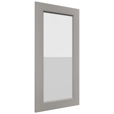 Fabuwood Fusion Nickel DS GDW1836 Wall Glass Door, Front View