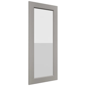 Fabuwood Fusion Nickel DS GDW1842 Wall Glass Door, Front View