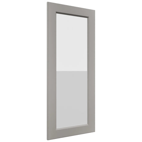 Fabuwood Fusion Nickel DS GDW1842 Wall Glass Door, Front View