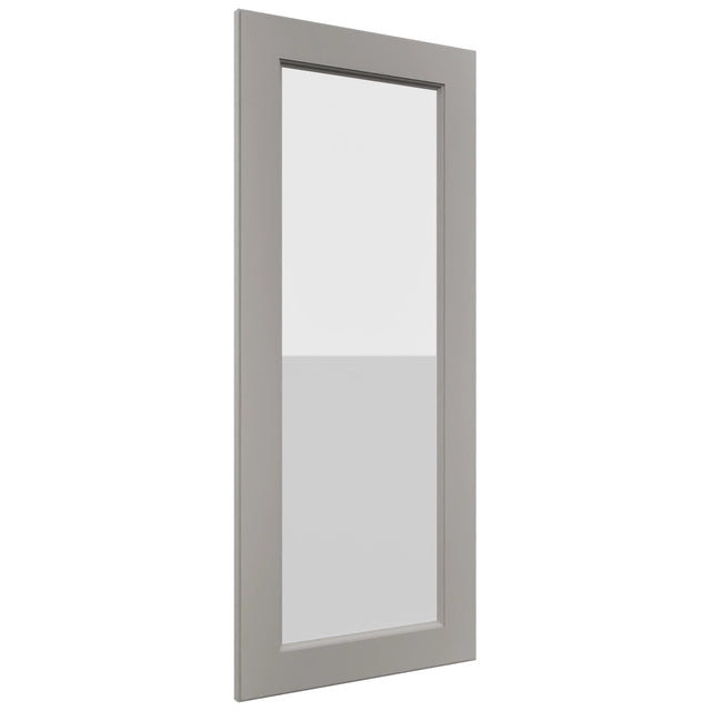 Fabuwood Fusion Nickel DS GDW1842 Wall Glass Door, Front View