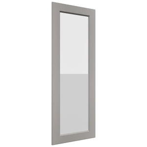 Fabuwood Fusion Nickel DS GDWD1860 Wall Glass Door, Front View