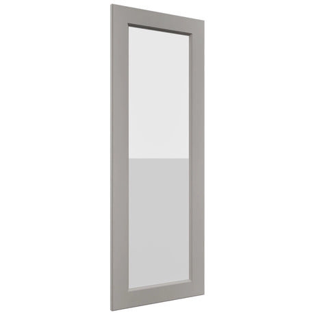 Fabuwood Fusion Nickel DS GDWD1860 Wall Glass Door, Front View