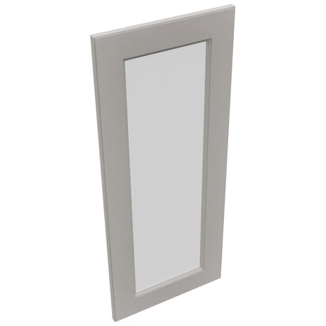 Fabuwood Fusion Nickel DS GDWDC2436 Wall Glass Door, Top View