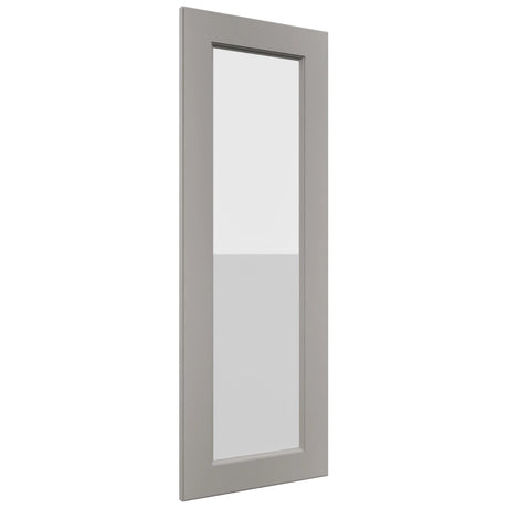 Fabuwood Fusion Nickel DS GDWDC2442 Wall Glass Door, Front View