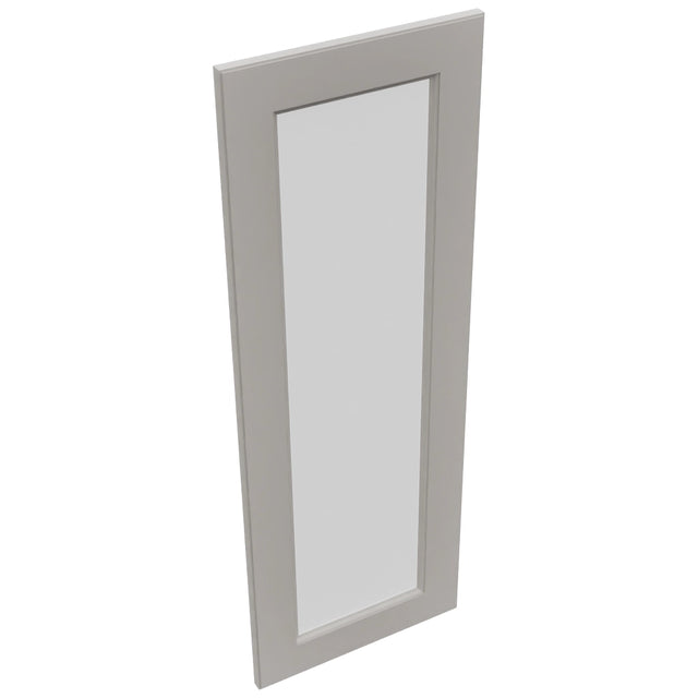 Fabuwood Fusion Nickel DS GDWDC2442 Wall Glass Door, Top View
