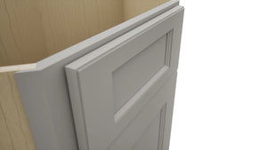 Fabuwood Fusion Nickel DSB36 Base Corner Diagonal Sink Cabinet, Detail View
