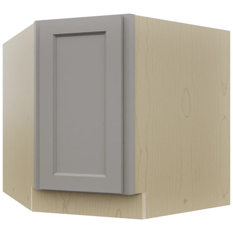 Fabuwood Fusion Nickel DSB36FD Base Corner Diagonal Sink Cabinet, Front View