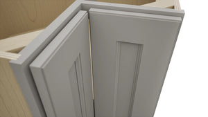 Fabuwood Fusion Nickel ERB33 Base Corner Easy Reach Cabinet, Detail View