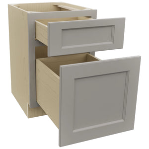 Fabuwood Fusion Nickel FD18 Vanity Desk, Open View