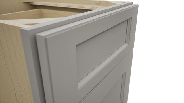 Fabuwood Fusion Nickel FD18 Vanity Desk, Detail View