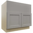 Fabuwood Fusion Nickel FS36 Base Farm Sink Cabinet, Front View