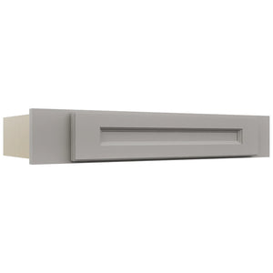 Fabuwood Fusion Nickel KD30 Vanity Desk, Front View