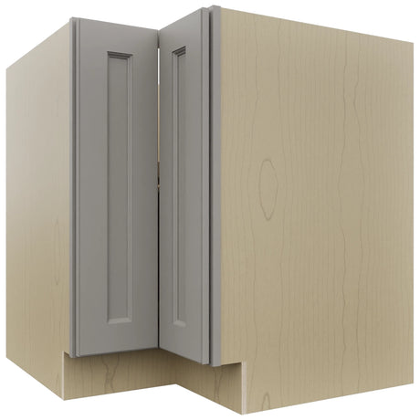 Fabuwood Fusion Nickel LSB33 Base Corner Lazy Susan Cabinet, Front View