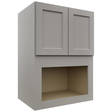 Fabuwood Fusion Nickel MC304221 Wall Microwave Cabinet, Front View