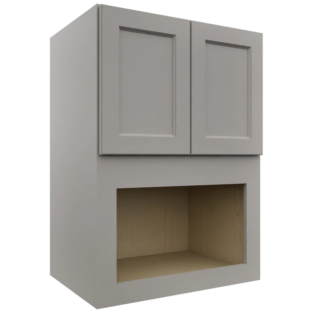 Fabuwood Fusion Nickel MC304221 Wall Microwave Cabinet, Front View