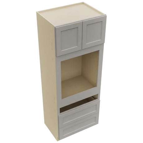 Fabuwood Fusion Nickel OC3390C Tall Oven Cabinet Combo, Top View