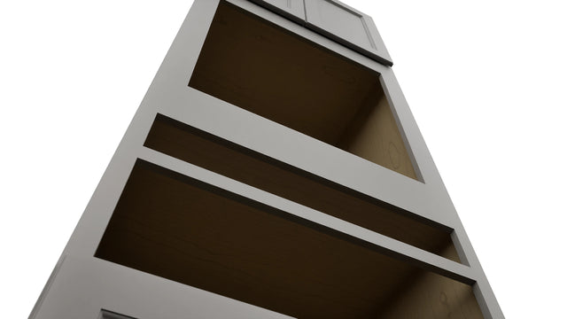 Fabuwood Fusion Nickel OC3396D Tall Oven Cabinet Double, Detail View