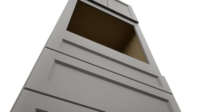 Fabuwood Fusion Nickel OC3396S Tall Oven Cabinet Single, Detail View