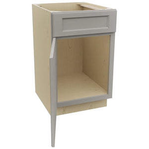 Fabuwood Fusion Nickel SB21 Base Sink Cabinet, Open View
