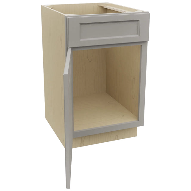 Fabuwood Fusion Nickel SB21 Base Sink Cabinet, Open View