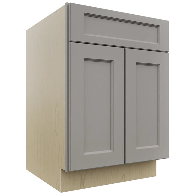 Fabuwood Fusion Nickel SB24 Base Sink Cabinet, Front View