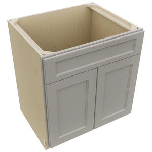 Fabuwood Fusion Nickel SB30 Base Sink Cabinet, Top View