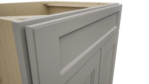 Fabuwood Fusion Nickel SB30 Base Sink Cabinet, Detail View