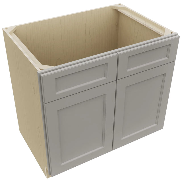 Fabuwood Fusion Nickel SB36 Base Sink Cabinet, Top View
