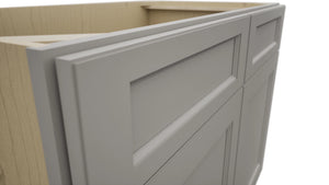 Fabuwood Fusion Nickel SB42 Base Sink Cabinet, Detail View