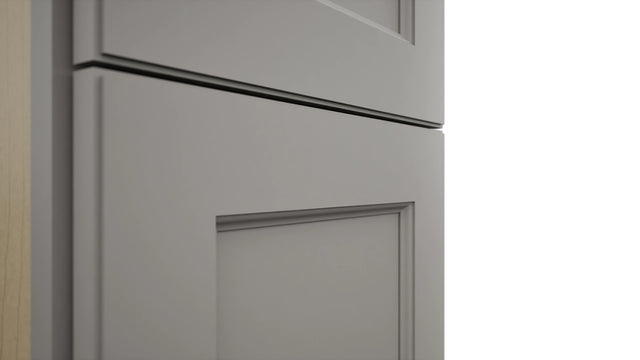 Fabuwood Fusion Nickel TP151284 Tall Pantry Cabinet, Detail View