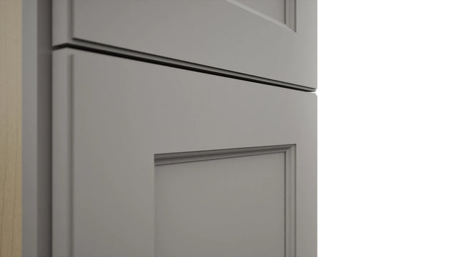 Fabuwood Fusion Nickel TP151296 Tall Pantry Cabinet, Detail View