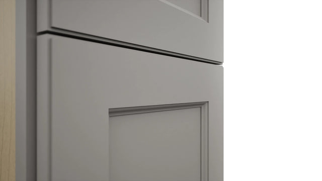 Fabuwood Fusion Nickel TP152484 Tall Pantry Cabinet, Detail View