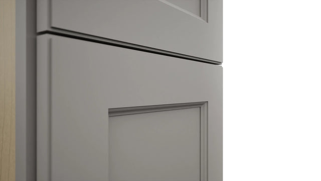 Fabuwood Fusion Nickel TP152490 Tall Pantry Cabinet, Detail View