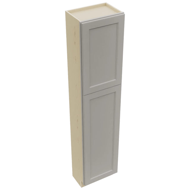 Fabuwood Fusion Nickel TP181284 Tall Pantry Cabinet, Top View