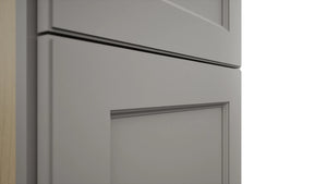 Fabuwood Fusion Nickel TP181284 Tall Pantry Cabinet, Detail View