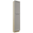Fabuwood Fusion Nickel TP181290 Tall Pantry Cabinet, Front View