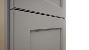Fabuwood Fusion Nickel TP181290 Tall Pantry Cabinet, Detail View