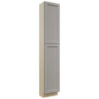 Fabuwood Fusion Nickel TP181296 Tall Pantry Cabinet, Front View