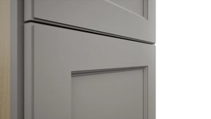 Fabuwood Fusion Nickel TP181296 Tall Pantry Cabinet, Detail View