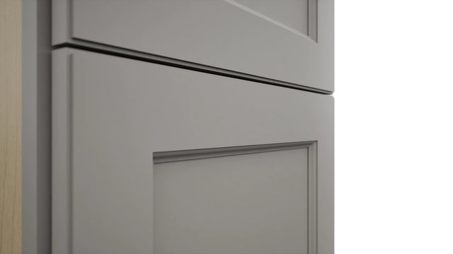 Fabuwood Fusion Nickel TP182484 Tall Pantry Cabinet, Detail View