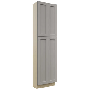 Fabuwood Fusion Nickel TP241290 Tall Pantry Cabinet, Front View