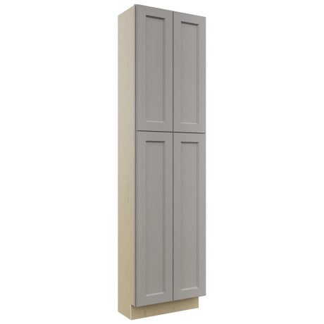Fabuwood Fusion Nickel TP241290 Tall Pantry Cabinet, Front View